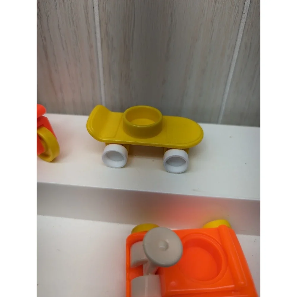 Fisher-Price Little People vintage kid ride ons skateboard trike plane wagon toy